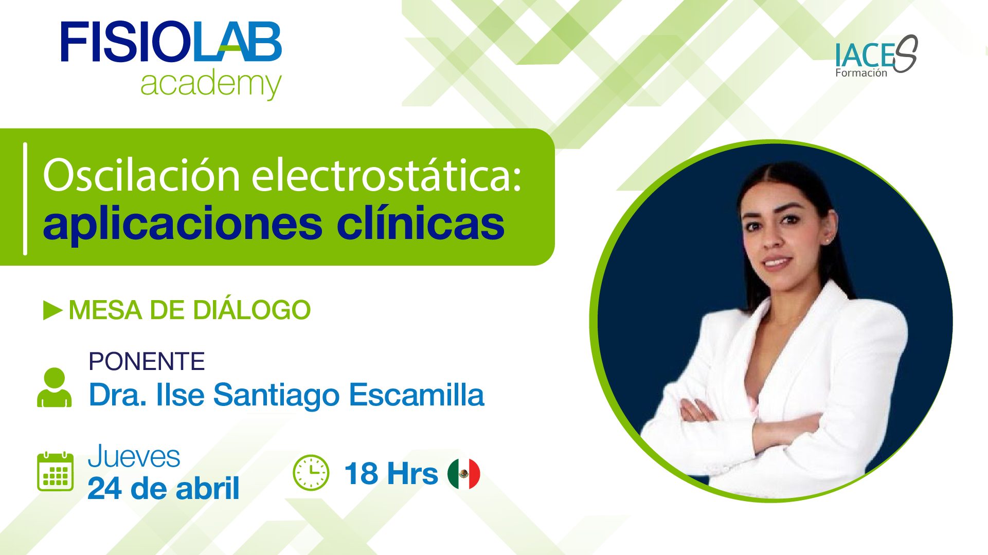 MESA DE DIÁLOGO - "Oscilación electrostática: aplicaciones clínicas"