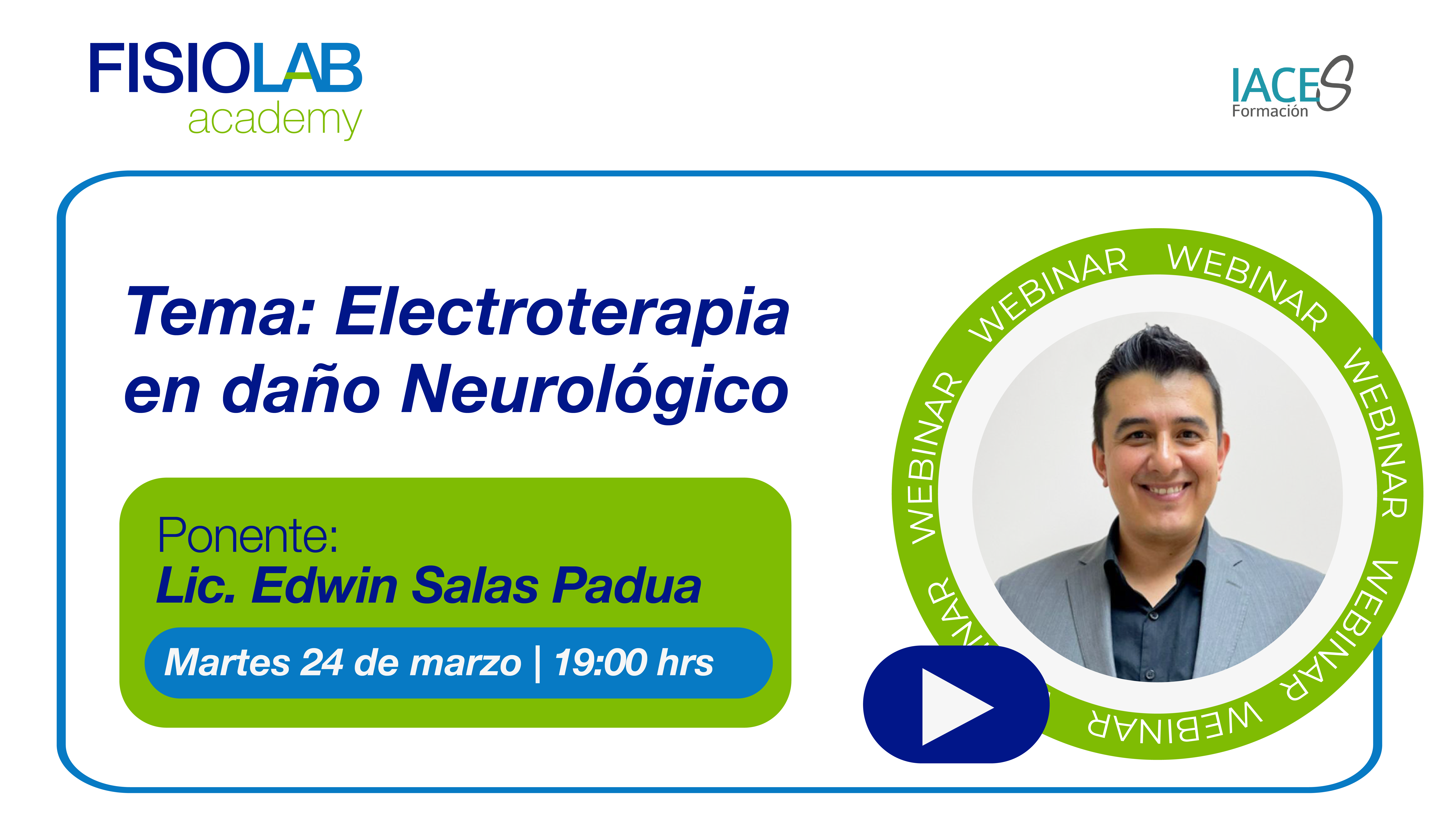 WEBINAR - "Electroterapia en daño Neurológico"